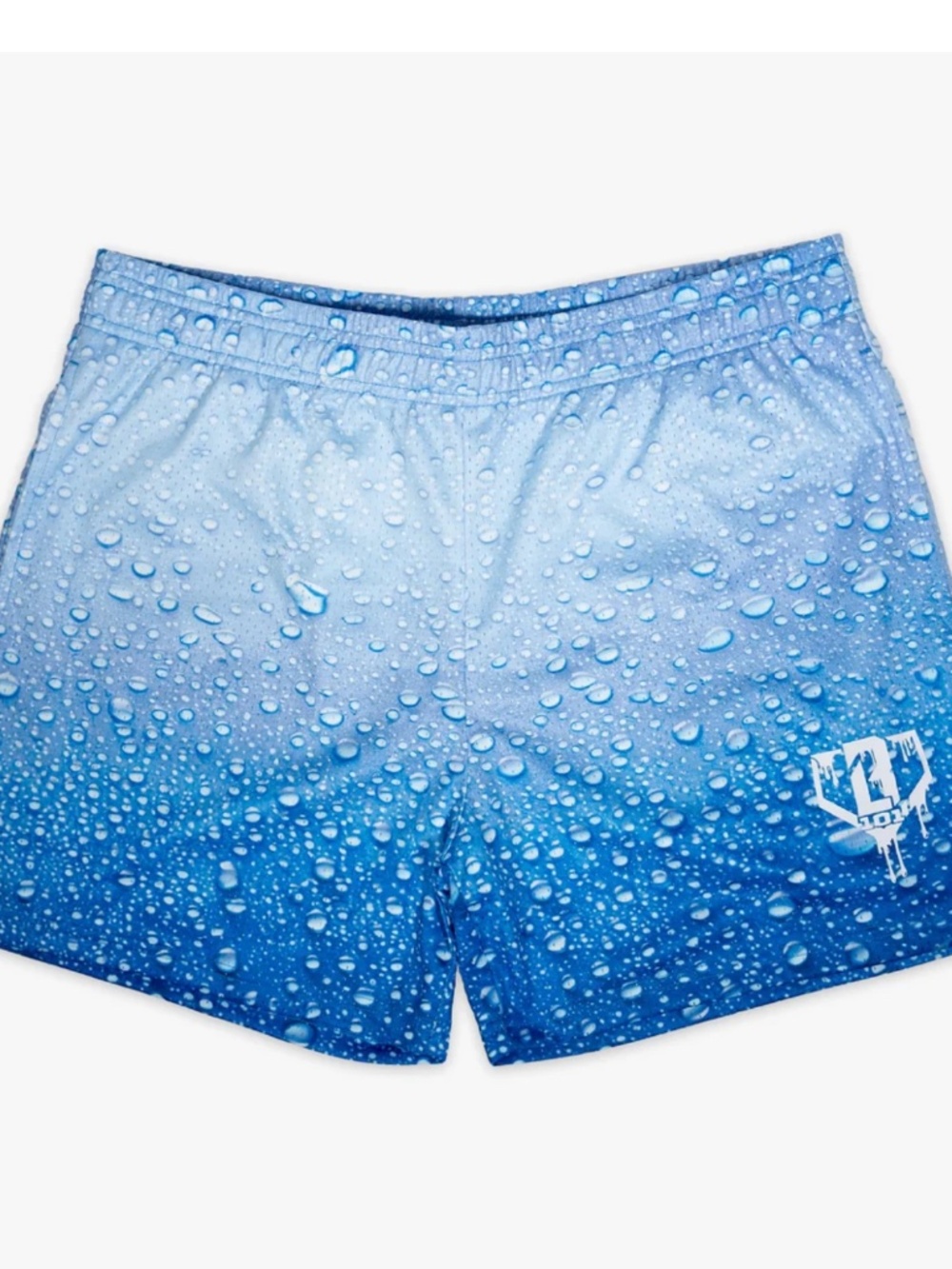 BASEBALL LIFESTYLE 101 RAIN DELAY MESH SHORTS DROPLET NWOT